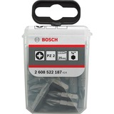 Bosch Schrauberbit Extra-Hart, PZ2, 25mm, 25 Stück in TIC TAC BOX 