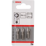 Bosch Schrauberbit PH2, 25mm, 3 Stück 