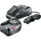 Bosch Starter-Set 18V (6,0Ah + AL 1830 CV) schwarz, Akku + Ladegerät, POWER FOR ALL ALLIANCE