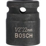 Bosch Steckschlüssel SW22, 1/2" schwarz, Impact Control
