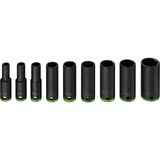 Bosch Steckschlüssel-Set 1/2", 9-teilig schwarz, Impact Control