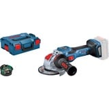 Bosch X-LOCK Akku-Winkelschleifer BITURBO GWX 18V-15 SC Professional solo blau/schwarz, ohne Akku und Ladegerät, in L-BOXX