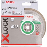 Bosch X-LOCK Diamanttrennscheibe Standard for Ceramic, Ø 125mm Bohrung 22,23mm