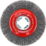 Bosch X-LOCK Scheibenbürste Clean for Metal 115mm, gewellt Ø 115mm, 0,3mm Draht
