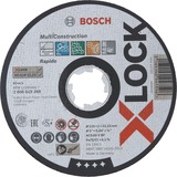 Bosch X-LOCK Trennscheibe MultiConstruction - Rapido, Ø 125mm Bohrung 22,23mm, ACS 60 V BF, gerade