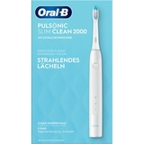 Braun Oral-B Pulsonic Slim Clean 2000, Elektrische Zahnbürste weiß