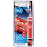 Braun Oral-B Vitality 100 Kids Cars, Elektrische Zahnbürste rot/weiß