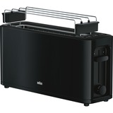 Braun PurEase Toaster HT 3110 schwarz, 1.000 Watt, für 2 Scheiben Toast