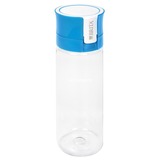 Brita fill&go Vital "fresh blue" 0,6 Liter, Trinkflasche transparent/blau, mit Wasserfilter