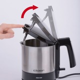 Cloer Wasserkocher 4720 edelstahl/schwarz, 1,0 Liter