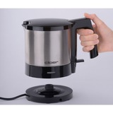 Cloer Wasserkocher 4720 edelstahl/schwarz, 1,0 Liter