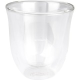 DeLonghi Cappuccino-Gläser (2er-Set), Glas transparent