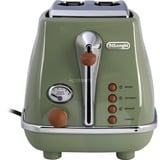 DeLonghi Icona Vintage CTOV 2103.GR, Toaster grün