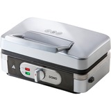 Domo Sandwichtoaster 3in1 DO9136C, Sandwichmaker edelstahl/schwarz