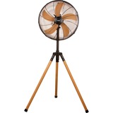 Domo Standventilator DO8146 braun/schwarz, Holz-Look