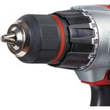 EINHELL Akku-Bohrschrauber TE-CD 18/2 Li Kit rot/schwarz, 2x Li-Ionen Akku 1,5Ah, Koffer