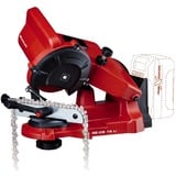 EINHELL Power X-Change Akku-Sägeketten-Schärfgerät GE-CS 18 Li-Solo, 18Volt rot/schwarz, ohne Akku und Ladegerät