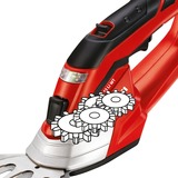 Einhell Akku-Gras- und Strauchschere GE-CG 12 Li WT, 12Volt, Grasschere rot/schwarz, Li-Ionen Akku 1,5 Ah