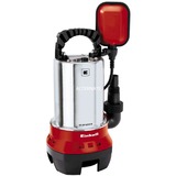 Einhell Schmutzwasserpumpe GC-DP 6315 N, Tauch- / Druckpumpe rot/edelstahl, 630 Watt