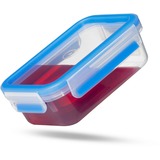Emsa CLIP & CLOSE Frischhaltedose transparent/blau, 1,2 Liter, Klassikformat