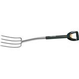 Fiskars SmartFit Teleskop-Spatengabel schwarz/silber, 19cm