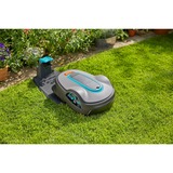 GARDENA Mähroboter SILENO life 750m² grau/türkis, Li-Ionen Akku 2,1Ah