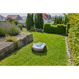 GARDENA Mähroboter SILENO life 750m² grau/türkis, Li-Ionen Akku 2,1Ah