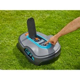 GARDENA Mähroboter SILENO life 750m² grau/türkis, Li-Ionen Akku 2,1Ah