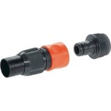 GARDENA Profi-System Pumpen-Anschlusssatz 19mm (3/4"), Schlauchstück schwarz/orange
