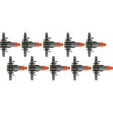 GARDENA Reihentropfer grau/orange, 10 Stück