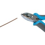 GEDORE Elektronik-Mini-Seitenschneider, ESD, Schneid-Zange schwarz/blau, mit Drahthalter