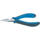 GEDORE Elektronik-Spitzzange, ESD, Elektronik-Zange schwarz/blau, Gerade, 145mm