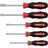 GEDORE Red 2K-Steckschlüssel-Satz, 5-teilig rot/schwarz,  SW 6mm - 13mm