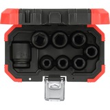 GEDORE Red Kraftschrauber-Steckschlüssel-Satz 1/2", 8-teilig rot/schwarz, SW 10mm - 24mm