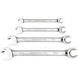 GEDORE Red Maulratschen-Ringschlüssel-Satz, offen, 4-teilig, Schraubenschlüssel chrom