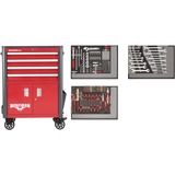 GEDORE Red Werkzeugwagen WINGMAN rot, inkl. 129 Werkzeuge