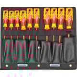 GEDORE VDE Werkzeugsortiment Hybrid, 53-teilig, Werkzeug-Set rot/gelb, in L-BOXX 136