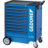 GEDORE Werkzeugwagen 1500 ES-02-2004 0620 blau/schwarz, inkl. 207 Werkzeuge
