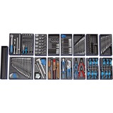 GEDORE Werkzeugwagen 1500 ES-02-2004 0620 blau/schwarz, inkl. 207 Werkzeuge