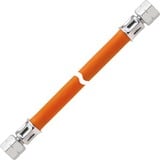GOK Mitteldruck-Schlauchleitung Gas, 1,5 Meter orange, bis 10 bar, Gummi mit Textileinlage