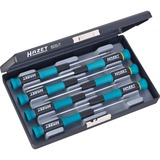 Hazet Elektronik-Schraubendreher-Satz 805/7, 7-teilig schwarz/blau, Schlitz- und Kreuzschlitz