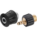 Kärcher Adapter-Set für Verlängerungsschlauch, Kupplung schwarz, 2-teilig
