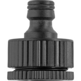 Kärcher Hahnanschluss 2.645-007.0 G1", Hahnstück schwarz, mit G3/4" Reduzierstück