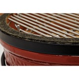 Kamado Joe Junior, Holzkohlegrill rot/schwarz, Ø 34cm