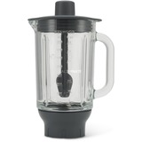 Kenwood ThermoResist Glas-Mixaufsatz KAH359GL, Mixeraufsatz transparent/schwarz