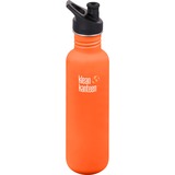 Klean Kanteen Trinkflasche Classic 800ml, mit SPORT CAP orange