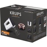 Krups Handmixer 3Mix 5500 GN5021 weiß/schwarz, 500 Watt