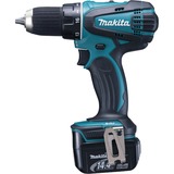 Makita Akku-Bohrschrauber DDF446RTJ, 14,4Volt blau/schwarz, 2x Li-Ionen-Akku 5,0Ah, im MAKPAC Gr.2