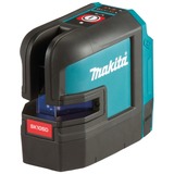 Makita Akku-Kreuzlinienlaser SK105DZ, 12Volt schwarz/blau, rote Laserlinien, ohne Akku und Ladegerät