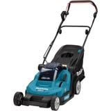 Makita Akku-Rasenmäher DLM432PT2, 36Volt (2x18Volt) blau/schwarz, 2x Li-Ion Akku 5,0Ah